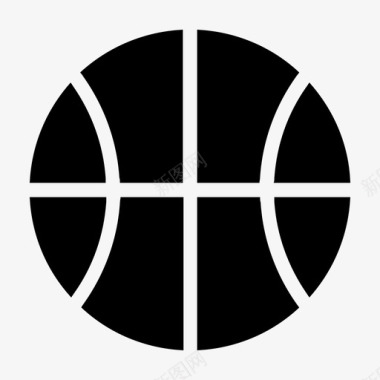 运动球篮球图标图标