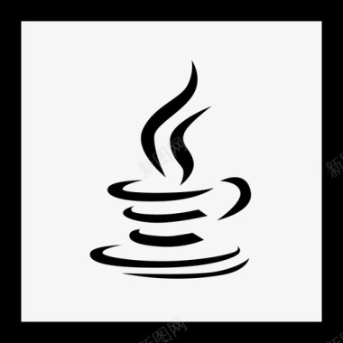 Java徽标集合线性图标图标