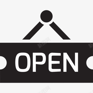 开放商业购物收藏图标图标