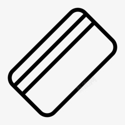 磁条信用卡磁条卡atm信用卡图标高清图片