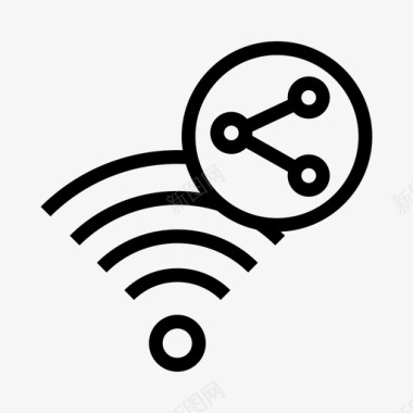 wifi共享网络rss图标图标