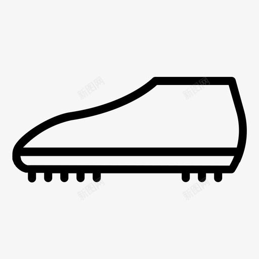 鞋足球游戏图标svg_新图网 https://ixintu.com 游戏 足球 足球图标排队 运动 鞋