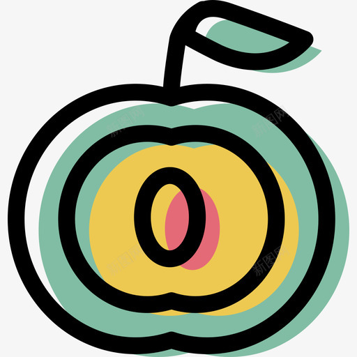桃子饮料和食物资产颜色图标svg_新图网 https://ixintu.com 桃子 颜色 饮料和食物资产