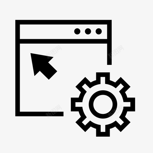 点击自动化搜索引擎优化图标svg_新图网 https://ixintu.com 技术 搜索引擎优化 搜索引擎优化图标 点击 自动化 设置