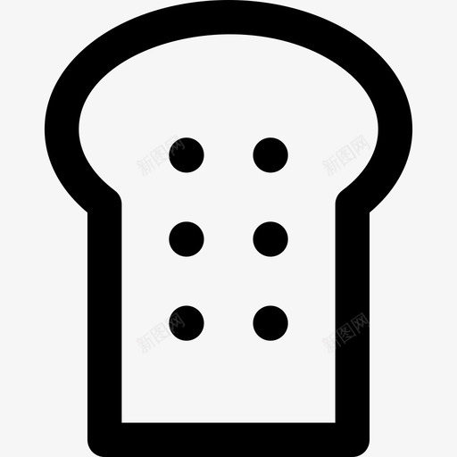 面包食物2直系图标svg_新图网 https://ixintu.com 直系 面包 食物2