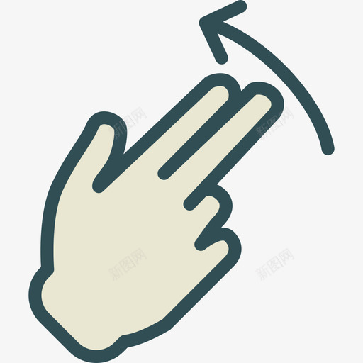 手势互动线条色彩图标svg_新图网 https://ixintu.com 互动 手势 线条色彩