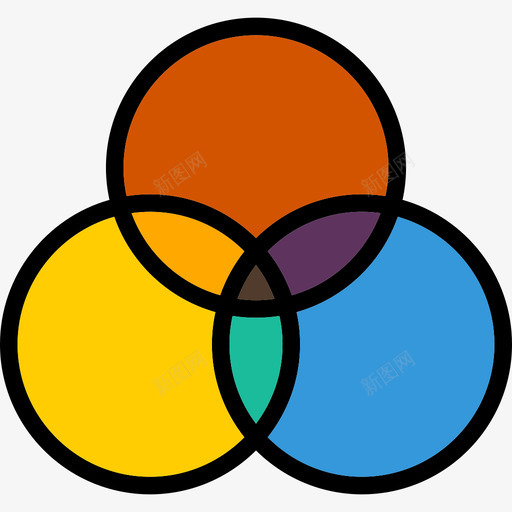 滤色片工具线性颜色图标svg_新图网 https://ixintu.com 滤色片 线性颜色 设计工具
