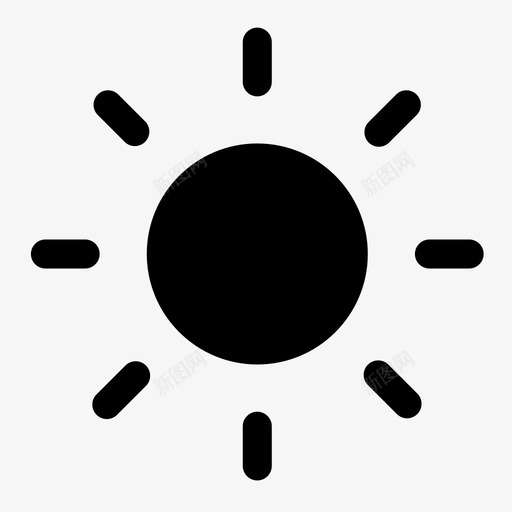 太阳日食热图标svg_新图网 https://ixintu.com 光 太阳 日食 星 热