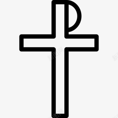 基督教宗教信仰直系图标图标
