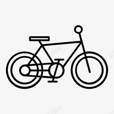 自行车旅行轮子图标图标