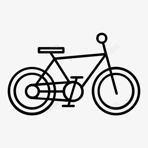自行车旅行轮子图标svg_新图网 https://ixintu.com 交通工具 旅行 自行车 轮子
