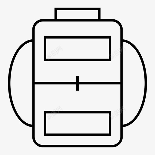 驱动器背包闪光灯图标svg_新图网 https://ixintu.com 存储器 学校 背包 闪光灯 驱动器