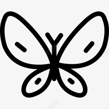 蝴蝶动物头直系图标图标