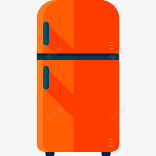 冰箱家用电器3扁平图标svg_新图网 https://ixintu.com 冰箱 家用电器3 扁平