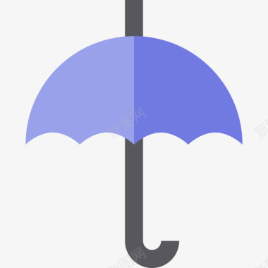 雨伞10号天气平坦图标图标