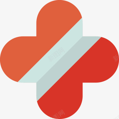 红十字会3号医院公寓图标图标