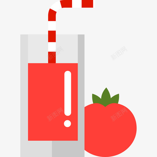 番茄汁食品水果和蔬菜汁收集图标svg_新图网 https://ixintu.com 水果和蔬菜汁收集 番茄汁 食品