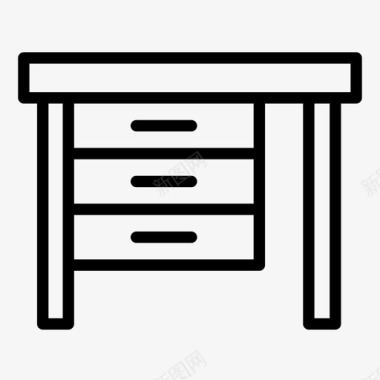 桌子桌面家具图标图标