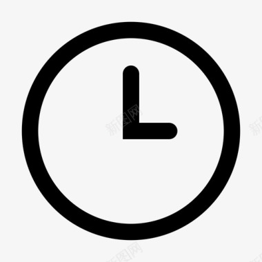时间时钟周期图标图标