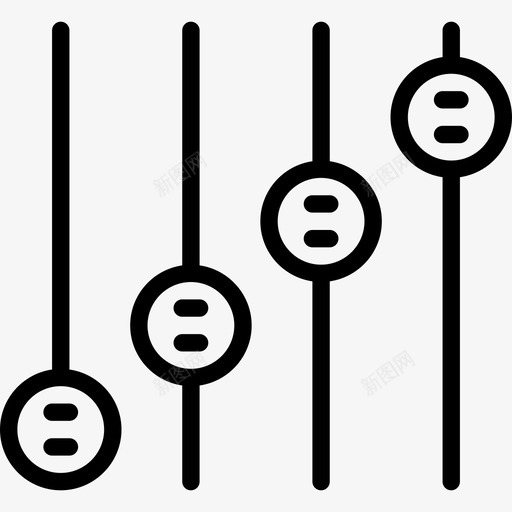 控制基本集合2线性图标svg_新图网 https://ixintu.com 基本集合2 控制 线性