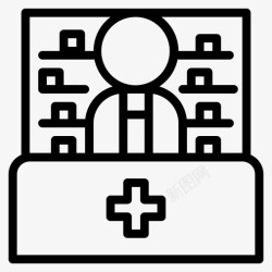 药房工作总结药剂师医疗保健工作图标高清图片