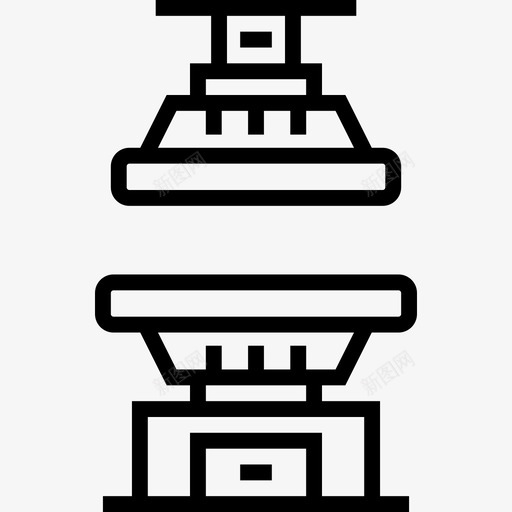 印刷工业3线性图标svg_新图网 https://ixintu.com 印刷 工业3 线性