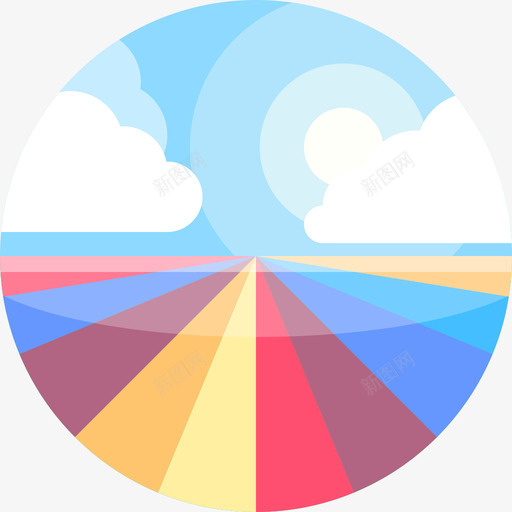 田野景观收集平地图标svg_新图网 https://ixintu.com 平地 景观收集 田野