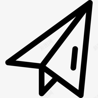纸飞机游戏初创企业和新业务概述图标图标
