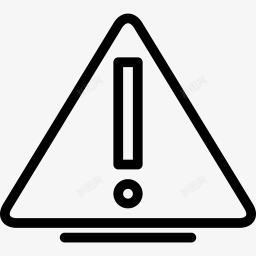 警告传输集2线性图标svg_新图网 https://ixintu.com 传输集2 线性 警告