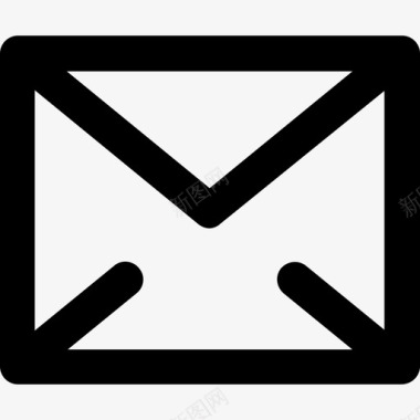 电子邮件物流配送图标集合粗体圆形图标
