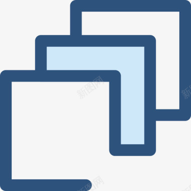 文件用户界面7蓝色图标图标