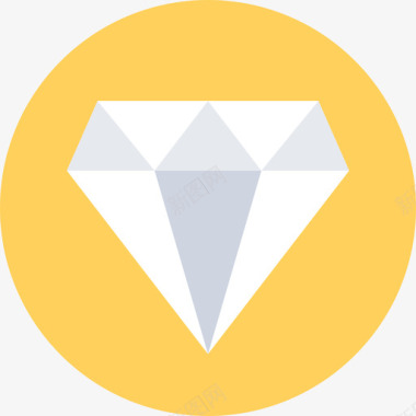 钻石金融6圆形图标图标