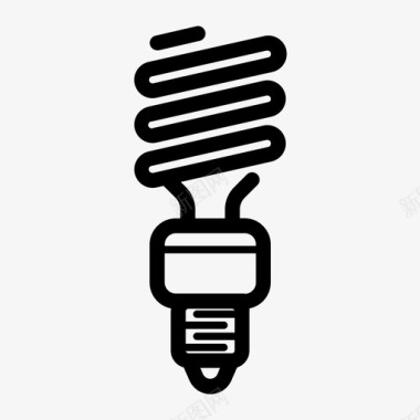 灯泡高效能量图标图标