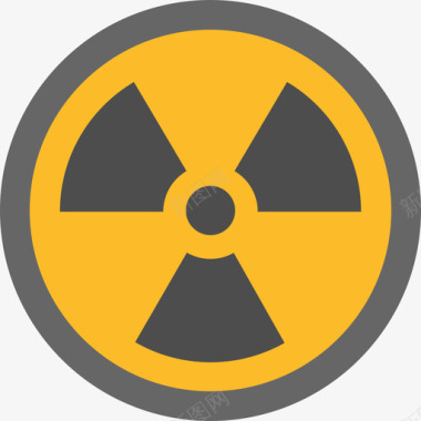 辐射武器2扁平图标图标