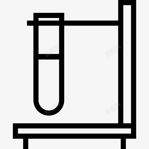 试管科学2线性图标svg_新图网 https://ixintu.com 科学2 线性 试管