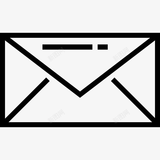 电子邮件ui界面图标线性svg_新图网 https://ixintu.com ui界面图标 电子邮件 线性