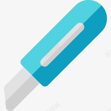 刀具文具元件2扁平图标图标