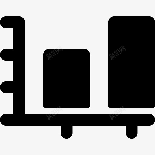 条形图科学填充图标svg_新图网 https://ixintu.com 填充 条形图 科学