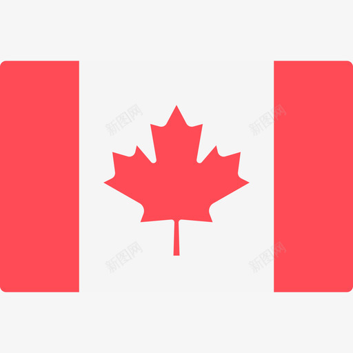 加拿大国际旗帜长方形图标svg_新图网 https://ixintu.com 加拿大 国际旗帜 长方形