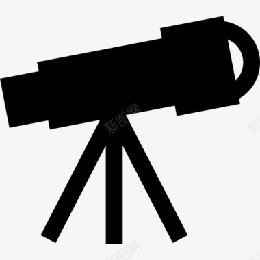 望远镜天文学2填充图标图标