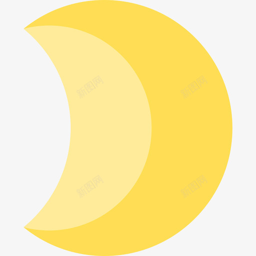 月亮天气收集2平坦图标svg_新图网 https://ixintu.com 天气收集2 平坦 月亮