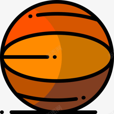 篮球返校6线性颜色图标图标