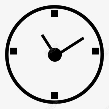 时钟办公室时间图标图标