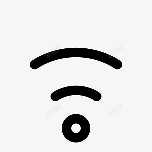 wifi介质互联网信号图标svg_新图网 https://ixintu.com wifi介质 wlan 互联网 信号 无线保真度 网络和通信线路图标集