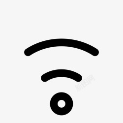 wlan信号wifi介质互联网信号图标高清图片