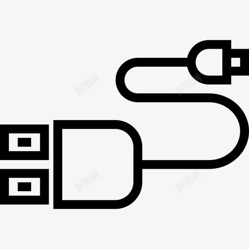 Usb技术和设备套件线性图标svg_新图网 https://ixintu.com Usb 技术和设备套件 线性