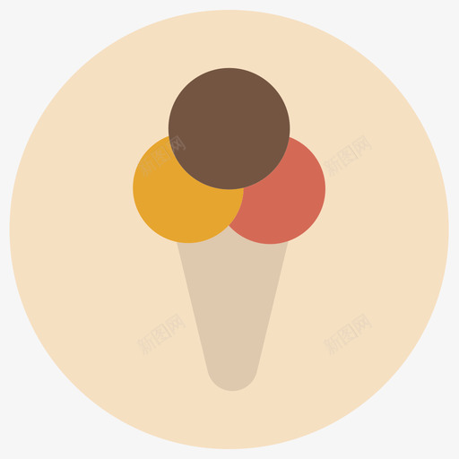 冰淇淋食品线性食品套装图标svg_新图网 https://ixintu.com 冰淇淋 线性食品套装 食品