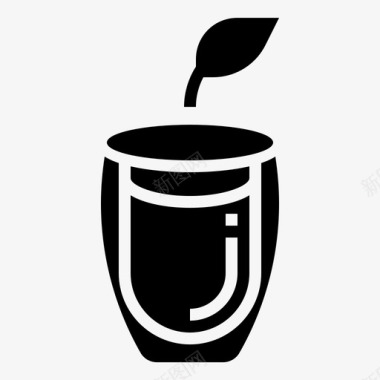 茶饮料中国图标图标