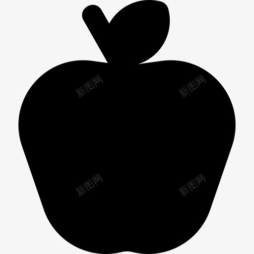 苹果教育10填充图标svg_新图网 https://ixintu.com 填充 教育10 苹果