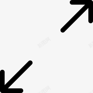 最大化符号图标轮廓图标